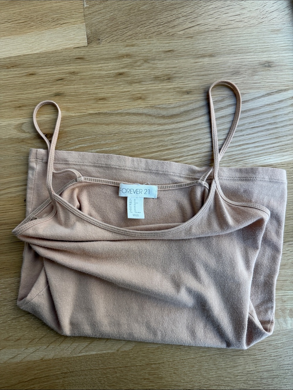 Vintage Forever 21 Nude Beige Camisole